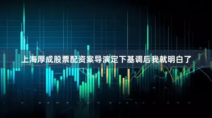 上海厚成股票配资案导演定下基调后我就明白了